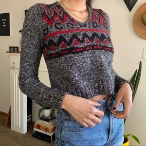 Vintage Castelbajac Cropped Sweater